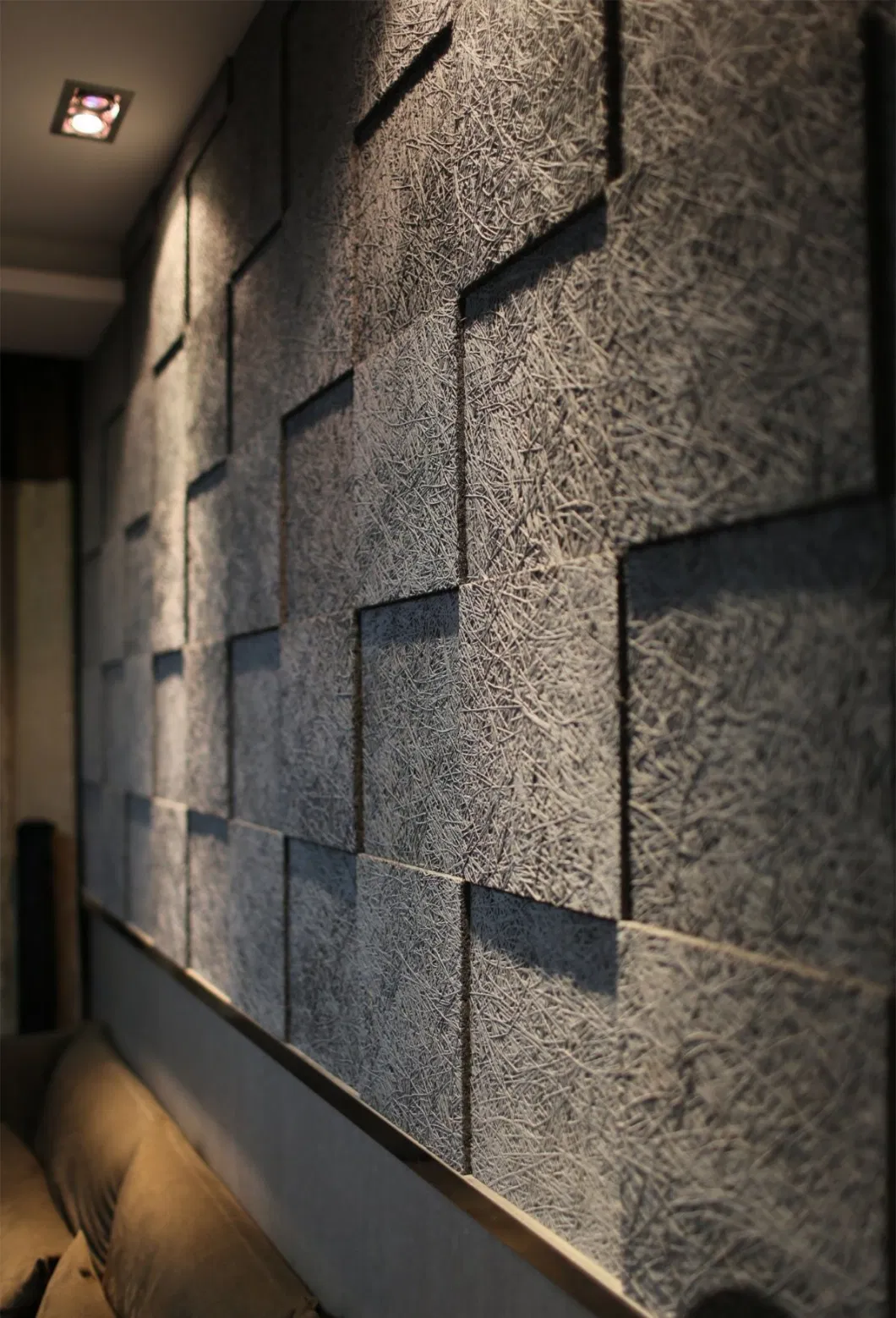 AG. Acoustic Decorative Board Painted Wood Wool Wall Panels Sound Absorbing Material